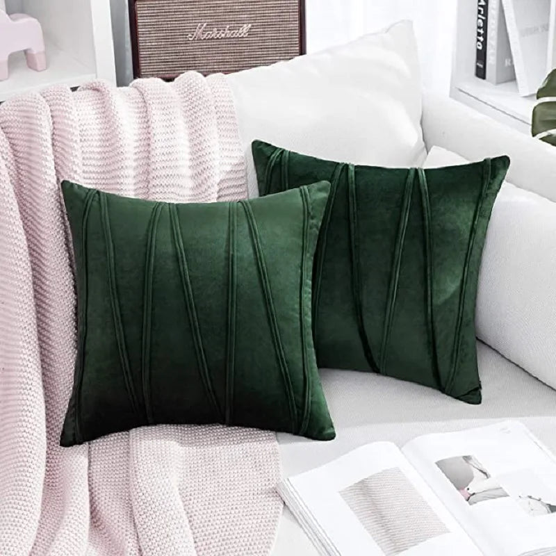Royallure Luxury Velvet Cushion Covers for Elegant Home Decor - Soft & Stylish