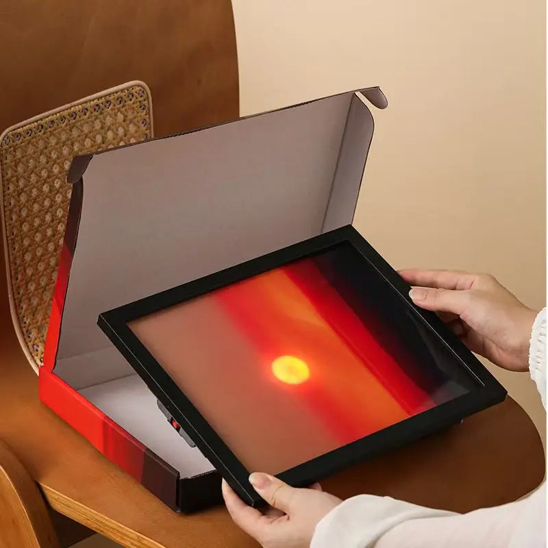 Luxora Kinetic Sunrise Wall Lamp - Rechargeable Movable Scenery Wall Light