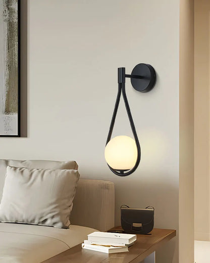 Royallure Modern LED Wall Lamp USB Rechargeable with Remote, Dimmable Nordic Light