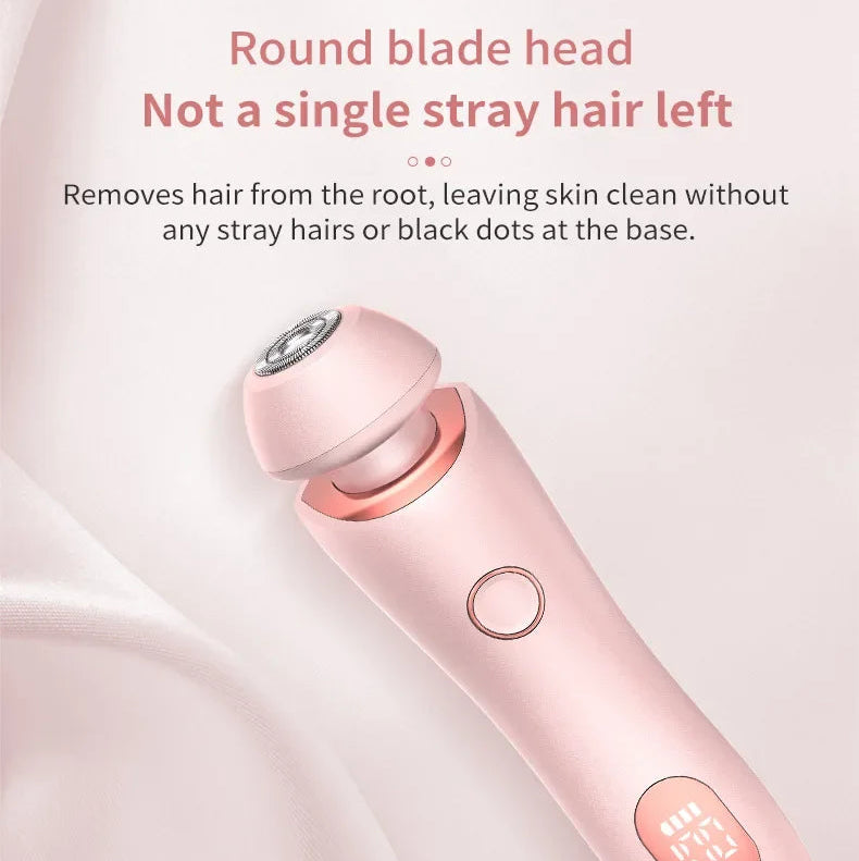 Rayvia Pain-Free Two-In-One Portable Hair Removal Trimmer For Gentle Everyday Grooming