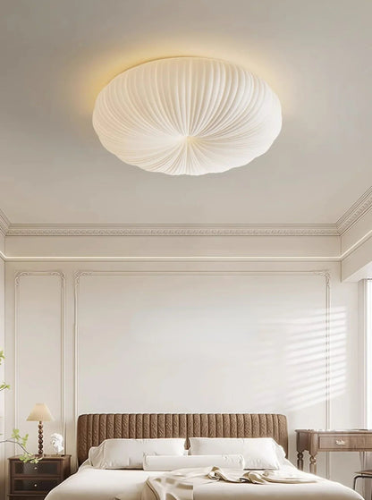 LuxRoyale Dimmable Modern LED Flush Mount Ceiling Light with Remote Control