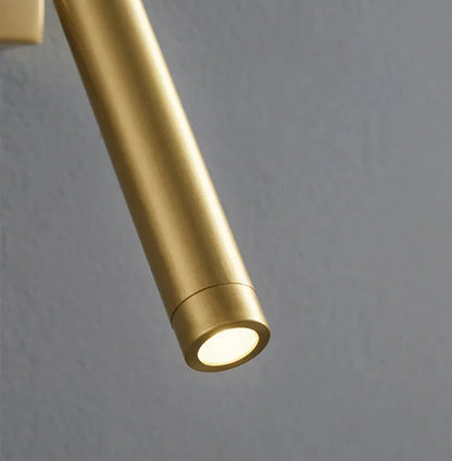 LuxRoyale Luxury All Copper Rotatable Decorative LED Wall Lamp