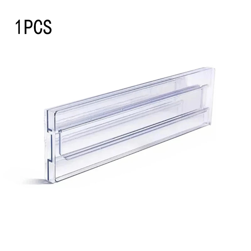 Royelux Adjustable Drawer Dividers – Expandable Clear Organizers for Kitchen & Home
