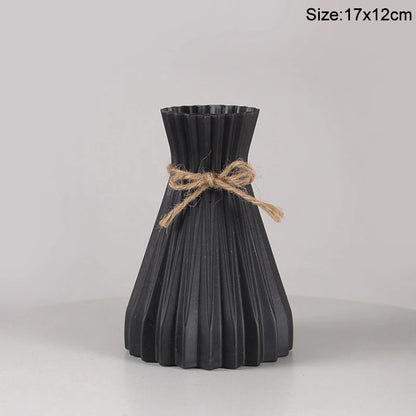 Royelux Nordic Ceramic Plastic Vase - Elegant Modern Home & Event Décor