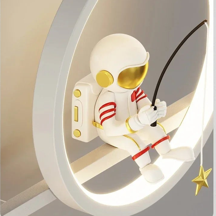 LuxRoyale Star Projection Wall Light For Kids, Moon Glow LED Night Lamp