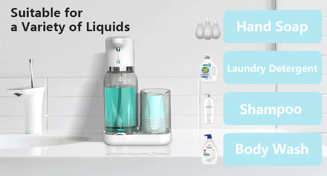 Luxora Automatic Mouthwash Dispenser for Hands-Free Use
