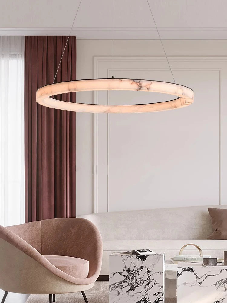 2024 Trendy Marble Series Dimmable LED Chandelier 🌟