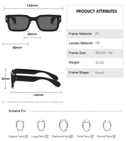Luxora Alar Retro Sunglasses with Full Sun Protection