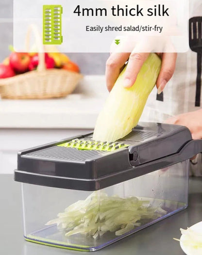 Royallure 14-in-1 Vegetable Chopper Slicer Grater Set for Kitchen Meal Prep