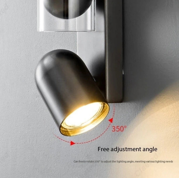 Lumora Modern LED Dual Directional Bedside Wall Light