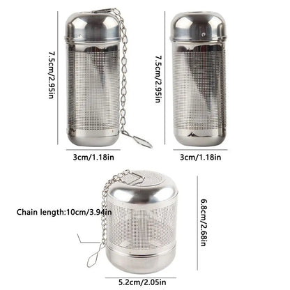 Royelux Stainless Steel Tea Infuser – Durable Loose Leaf & Spice Filter for Perfect Brewing