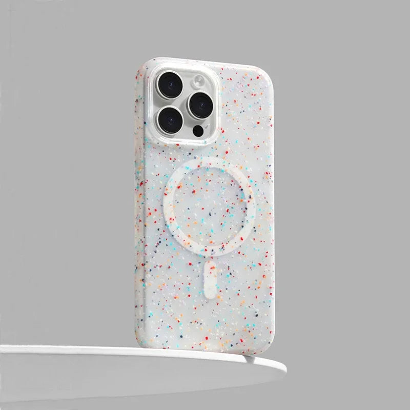RoyaleGlow Artistic Splash iPhone Case with 360 Protection
