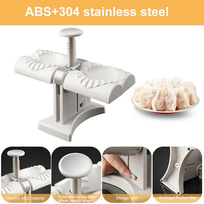 LuxRoyale Double Head Automatic Dumpling Maker Mould