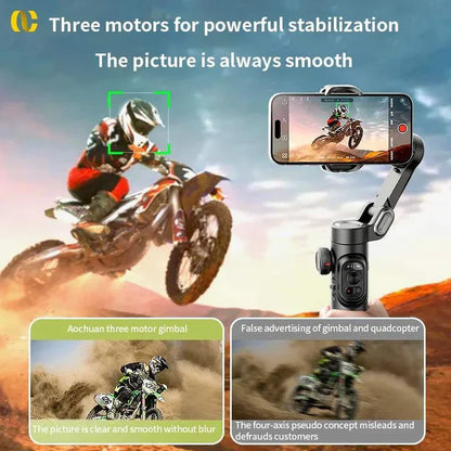 RoyaleGlow Smartphone Gimbal Stabilizer for Smooth Videos
