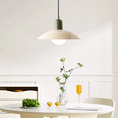 LuxRoyale Nordic Macaron Bauhaus Pendant Light , Modern Minimalist Dome Ceiling Fixture