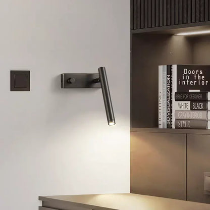 LuxRoyale Luxury All Copper Rotatable Decorative LED Wall Lamp