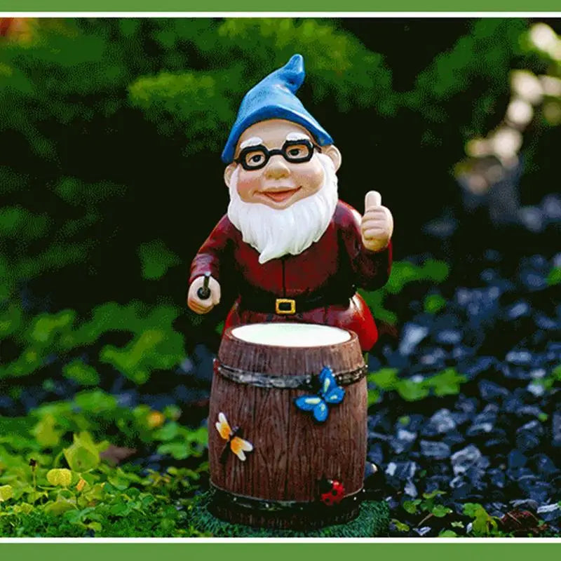 Royaleva Yard Lawn Ornaments - Solar Garden Gnome with LED Decoration - Default Title