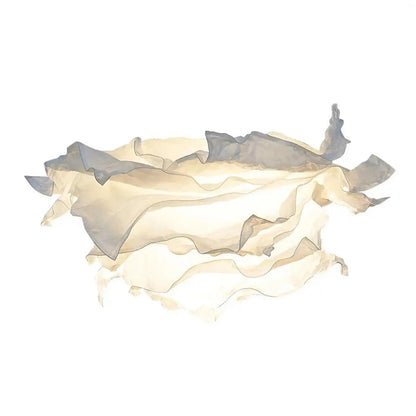 Royaleva White Flower Paper Lampshade for Elegant Bedroom & Living Room Decor - S