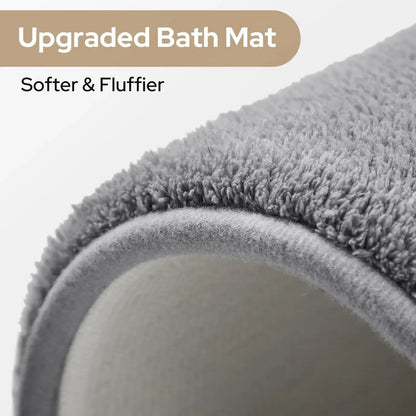 Royallure 3-Piece Memory Foam Bathroom Mat Set – Absorbent, Anti-Slip & Washable