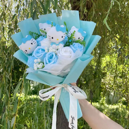 Royelux Hello Kitty Flower Bouquet – Creative Gift for Birthdays & Special Occasions