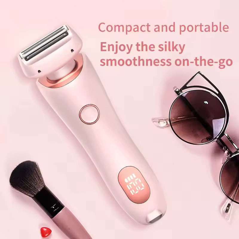 Rayvia Pain-Free Two-In-One Portable Hair Removal Trimmer For Gentle Everyday Grooming