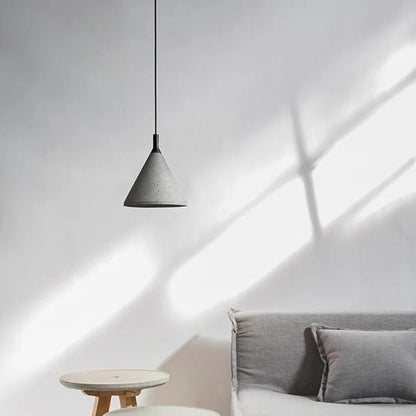LuxRoyale Pinnacle Concrete Pendant Light - Nordic Industrial Ceiling Lamp for Dining Room