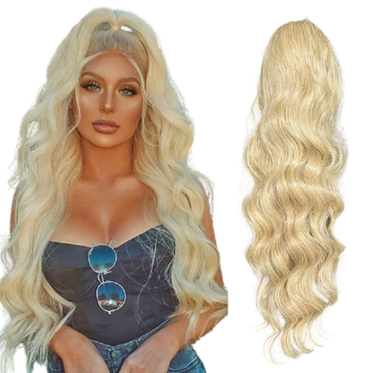 Luxora Long Ponytail Clip On Hair Clamp Extension 22 Inch