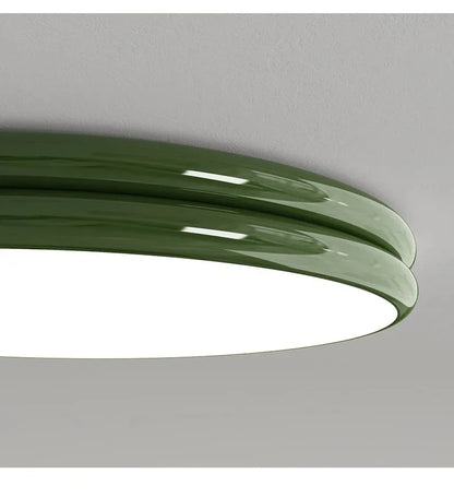 Royaleva Modern Round Double-Layered LED Flush Mount Ceiling Light