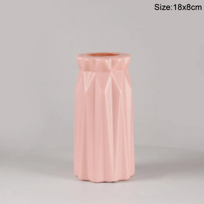Royelux Nordic Ceramic Plastic Vase - Elegant Modern Home & Event Décor