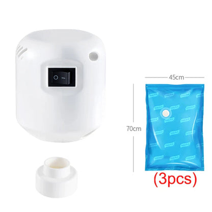 RoyaleGlow Durable Electric Vacuum Compression Bag - 75% More Storage