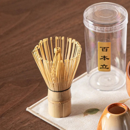 Royelux Premium 4-Piece Ceramic Matcha Tea Set with Bamboo Whisk, Gift Box for Tea Ceremony