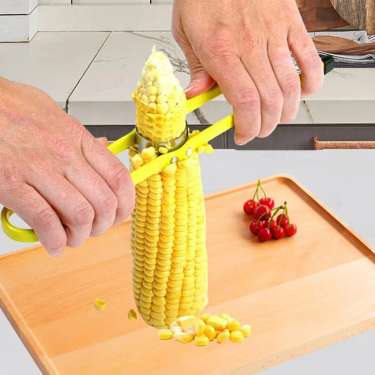 Royallure Corn Cob Peeler Kitchen Tool for Effortless Kernel Removal, Ergonomic Design 