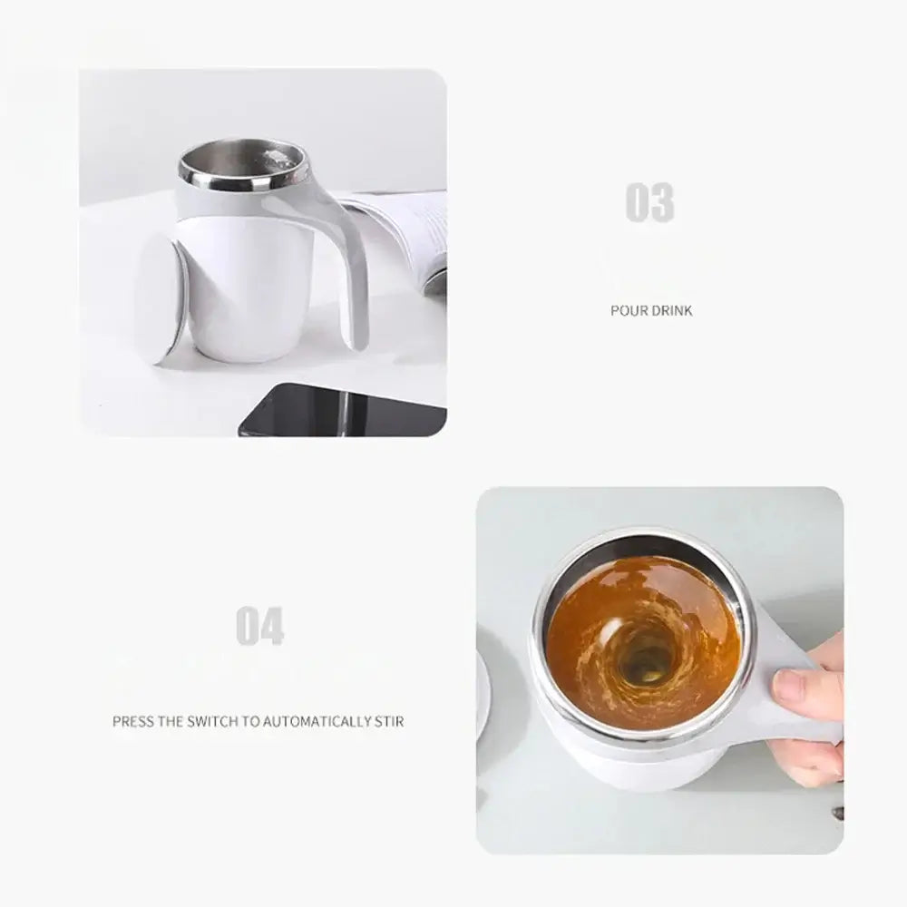 Royallure Automatic Self-Stirring Mug with Magnetic Base