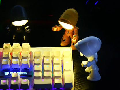 Luxora Battery Operated Mini Night Light - Cartoon Cute Hero Lights