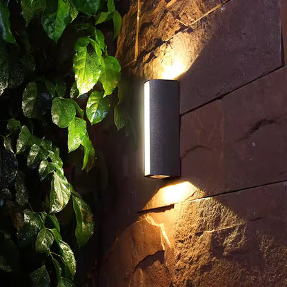 Rayvia Modern Outdoor Wall Light - Vertical Waterproof LED Fixture