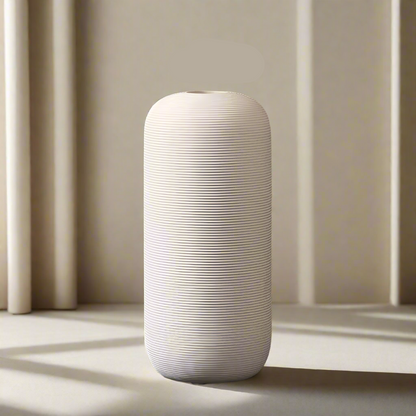 Minimalist Ceramic Vase – Handcrafted Matte Finish Decorative Vase for Modern Home Styling