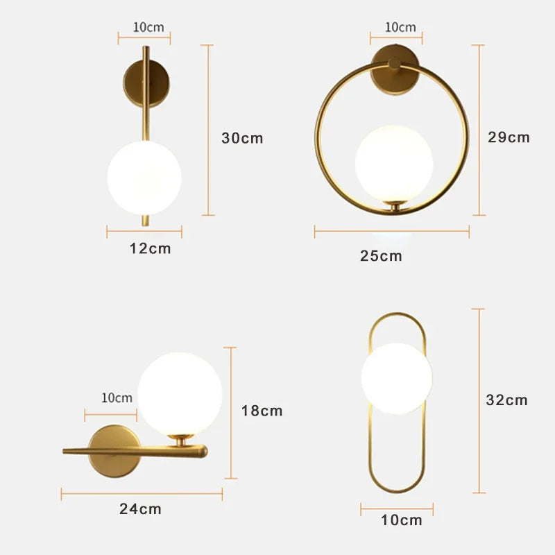 Royaleva Modern Nordic Wall Pendant Lamp Minimalist Sleek Contemporary Design