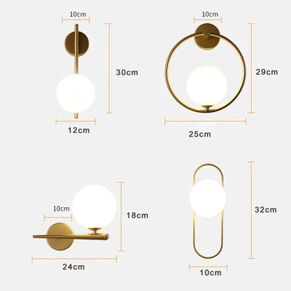 Royaleva Modern Nordic Wall Pendant Lamp Minimalist Sleek Contemporary Design
