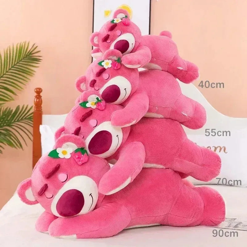Royaleva Strawberry Bear Plush – Soft Stuffed Doll for Kids & Gifts