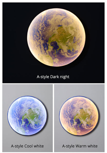 Royallure 3D LED Moon & Earth Ceiling or Wall Lamp - Moon 24CM / Brightnes Dimmable