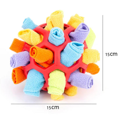 RoyaleGlow Snuffle Ball Dog Chew Toy for Fun Play