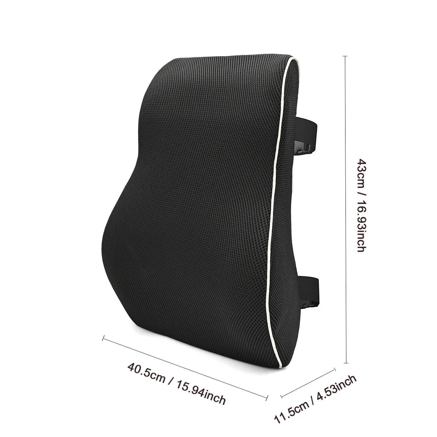 Luxora Ergonomic Lumbar Support Pillow for Office Chair and Car Seat