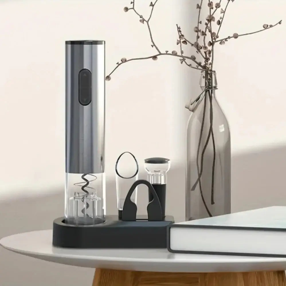 Royallure Rechargeable Electric Wine Bottle Opener Set with Vacuum Sealer