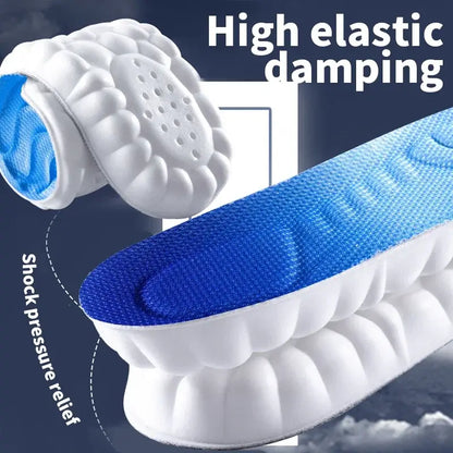 Royallure CloudFlex Orthopedic Insoles – 4D Memory Foam, Shock-Absorbing, Trim-to-Fit