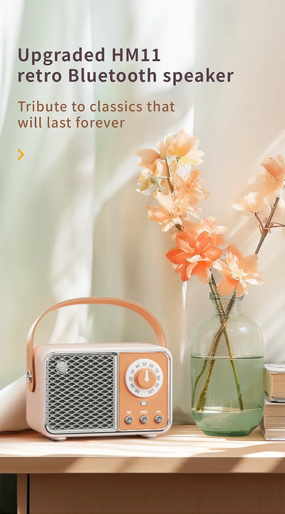 Portable Bluetooth Speaker – Retro-Style Multi-Mode Wireless Mini Speaker for Rich Sound