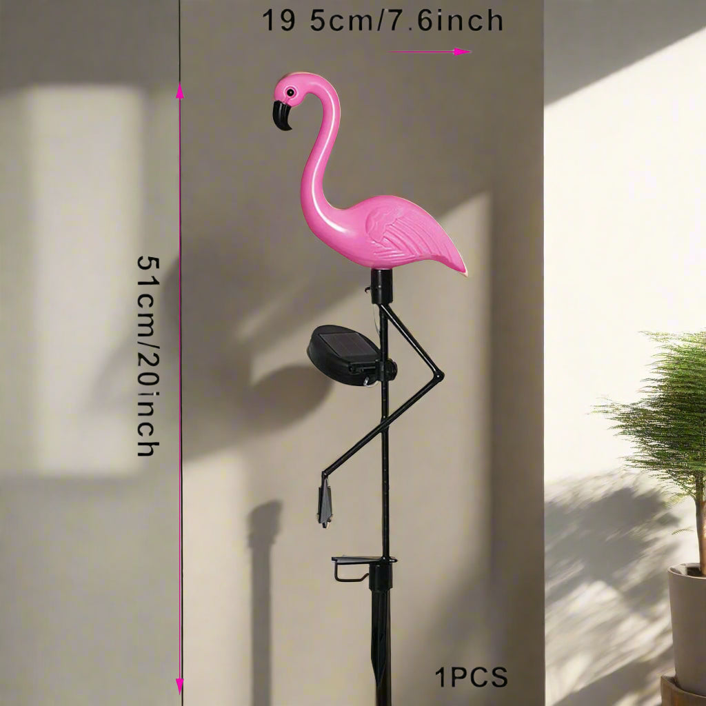 Royelux Solar Flamingo Garden Light - Decorative Waterproof Outdoor Lighting