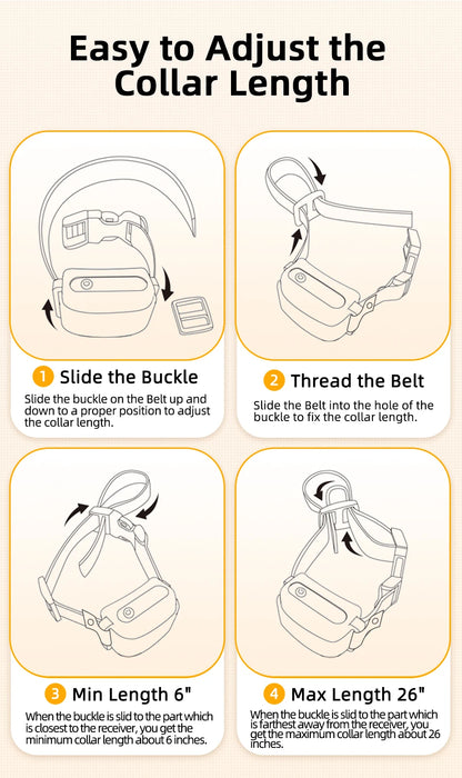Royallure Rechargeable Waterproof Dog Training Collar - Shock E Collar with Remote Control