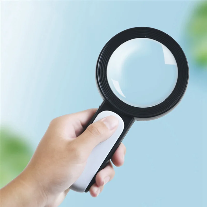 Royaleva Optical Magnifying Glass 30X Handheld Seniors Reading Magnifying For Reading
