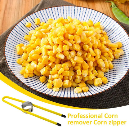 Royallure Stainless Steel Corn Cob Peeler – Smooth, Mess-Free Kernel Removal, Compact & Ergonomic
