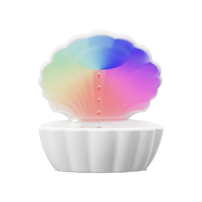 Shell Sleep Aid Bluetooth Speaker – RGB Night Light with Humidifier & Anti-Gravity Design